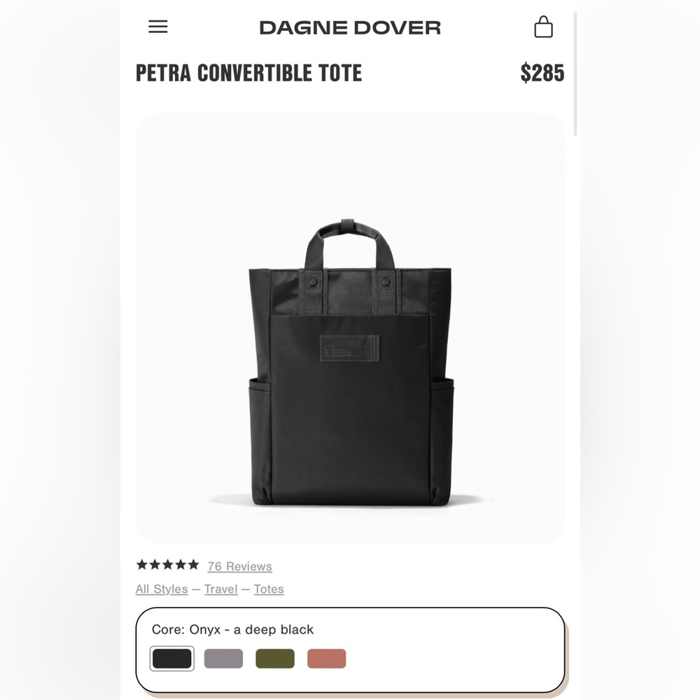 Dagne Dover Petra Convertible Tote